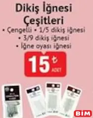 ÖREN BAYAN DİKİŞ İĞNESİ ÇEŞİTLERİ fiyat ve kampanya bilgisi